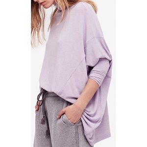 ❌SOLD❌Free People Purple Smoke Turtleneck